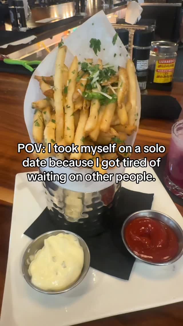 POV: I’ve always been too anxious to go sit in a restaurant by myself, but I decided to add it to my bucket list and finally do it.
So today, I took myself out on a solo date, ordered what I wanted, enjoyed my meal, and honestly? I wish I would’ve done this sooner.
The whole time I was thinking, “Why was I so scared of this?”
Be honest, fashion besties... have you ever taken yourself out to eat alone, or is it still on your bucket list? #fashionstyledetroit