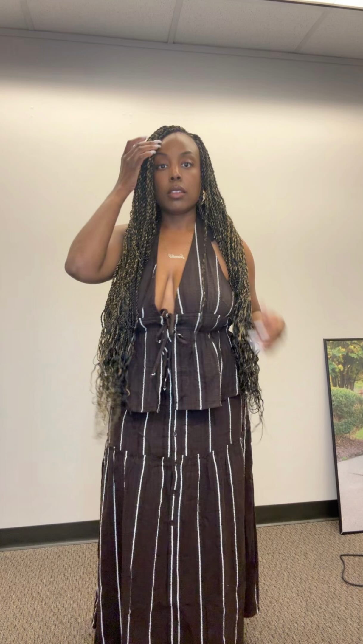 I swear I can stand in front of a closet full of clothes and still have nothing to wear. Some days my brain just be like, “Nah.” That’s exactly why I love matching sets. Less thinking, less stress, and I still look put together.
#fashionstyledetroit #aerierealmakers