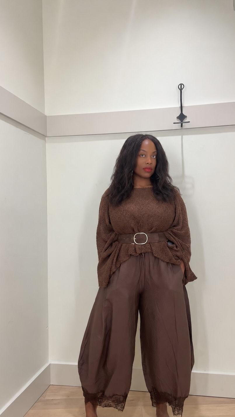 I’ve walked past these lace-trim pants so many times thinking, “They’re cute, but they’re just not my style.”

Then one day I decided to play dress-up. I tried them with a poncho and added a belt to cinch my waist—and suddenly, the whole look clicked. I took a piece I wouldn’t normally wear and made it feel like me.

Proof that sometimes you really do have to play dress up. 

#LTKfinds #LTKstyle #petitestyle #fallfashion #fashionstyledetroit